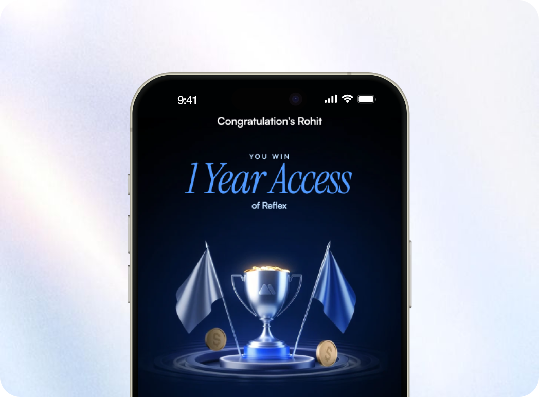 HAMMER rewards on the Reflex app