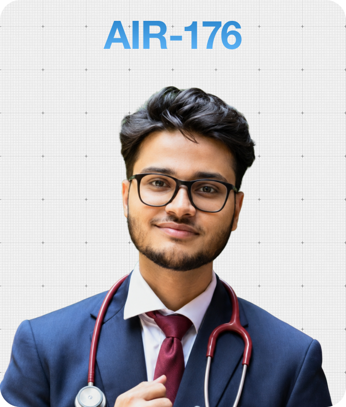 Dr. Aniket Kashyap, Rank 176