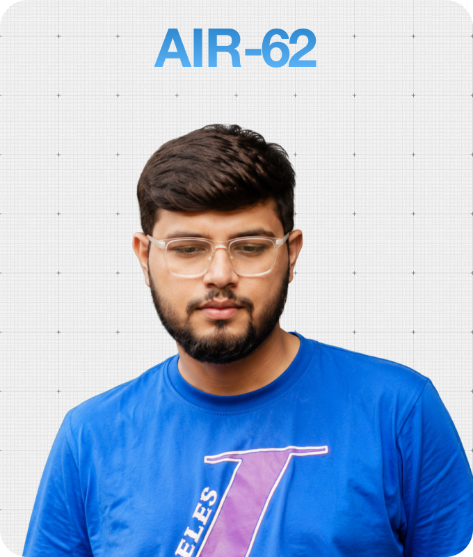Dr. Arpit Tiwari, Rank 62